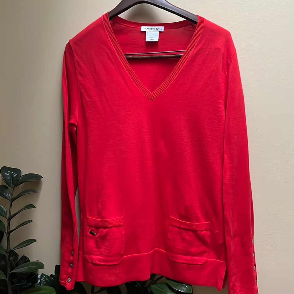 LACOSTE Long sleeves top, Size M